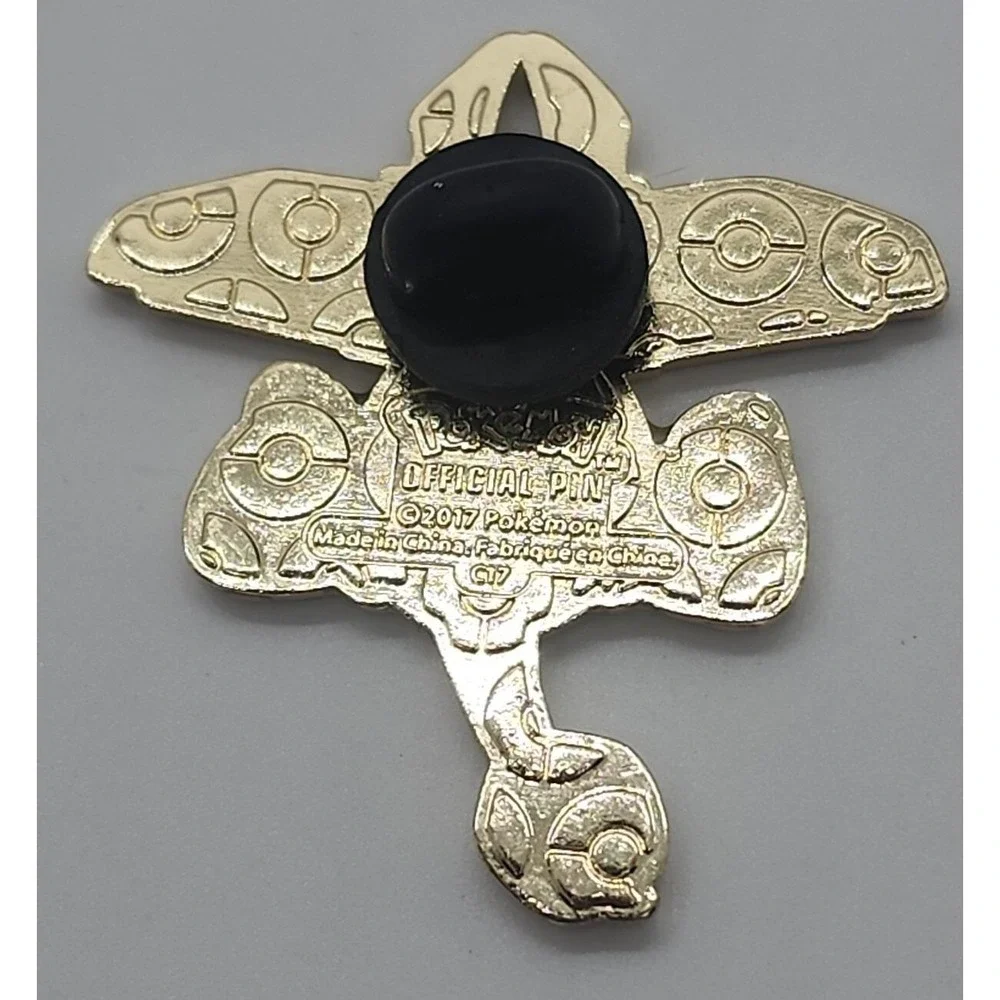 Official 2017 Pokemon Tapu Bulu Lapel Hat Pin Enamel Gold Tone‎ Legendary Fairy